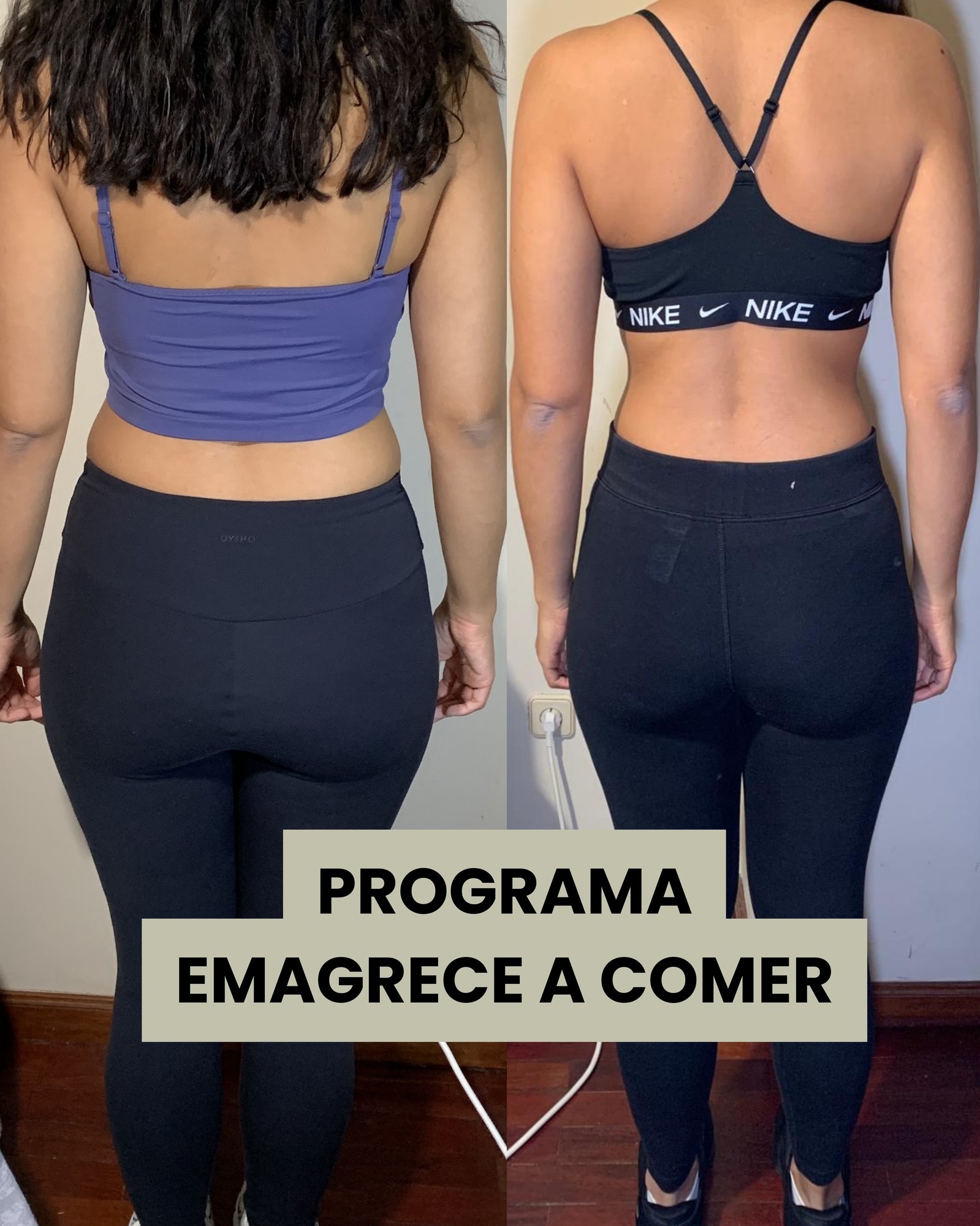 Transformação Vista Traseira - Antes e Depois