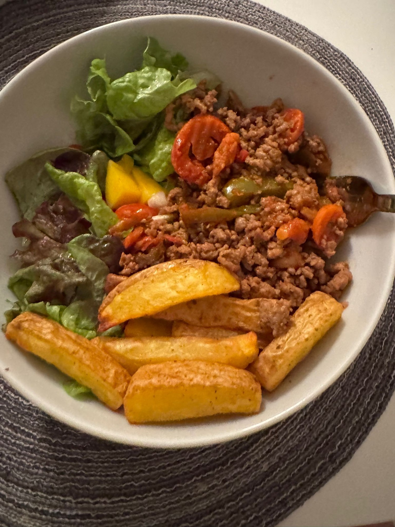 Prato completo com proteína