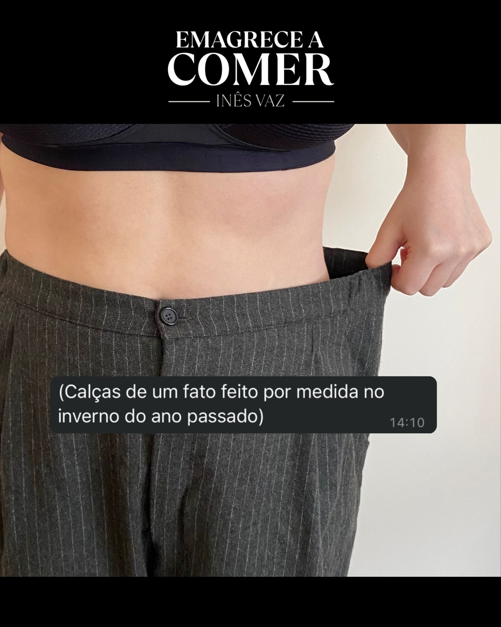 Transformação antes e depois