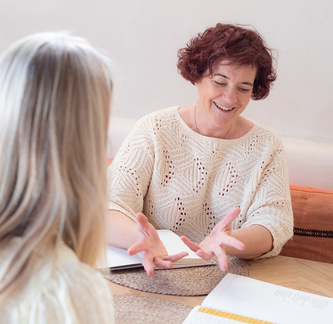 Maya Vereecken in gesprek