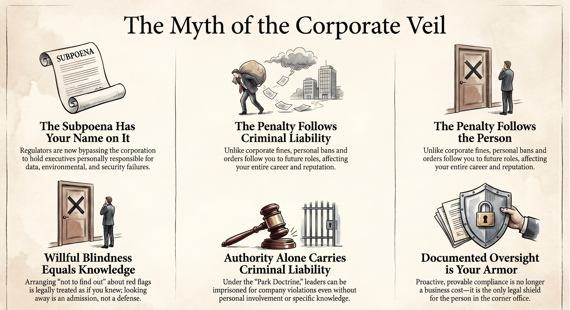 The Myth of the Corporate Veil — infographic preview