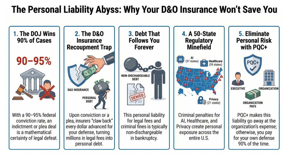 D&O Insurance, C-Suite Liability and DOJ Willful Violation — enlarged view