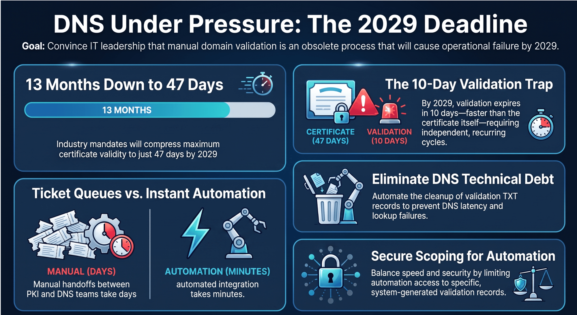 DNS Under Pressure infographic preview