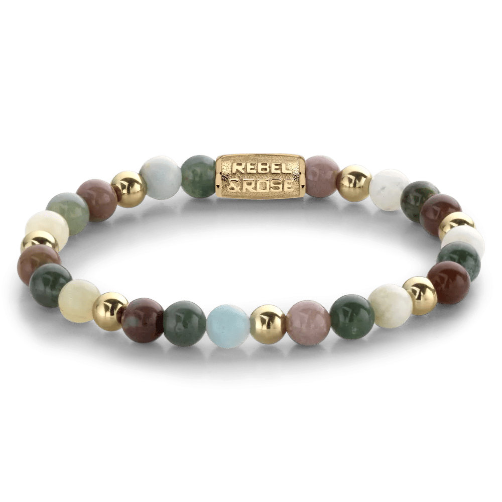 Beads - Spring Shine gold-coloured armband – Mix, Goud