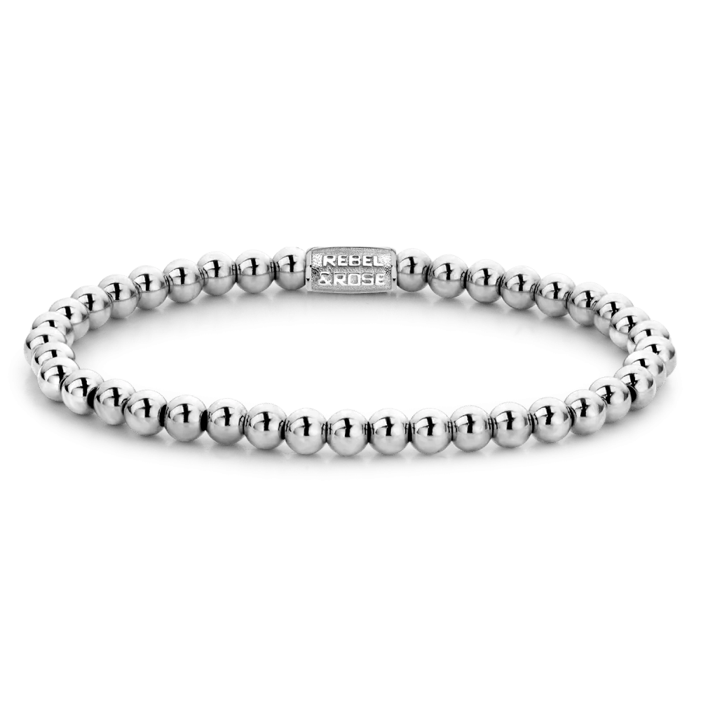 Beads - Silver Shine armband – Zilver