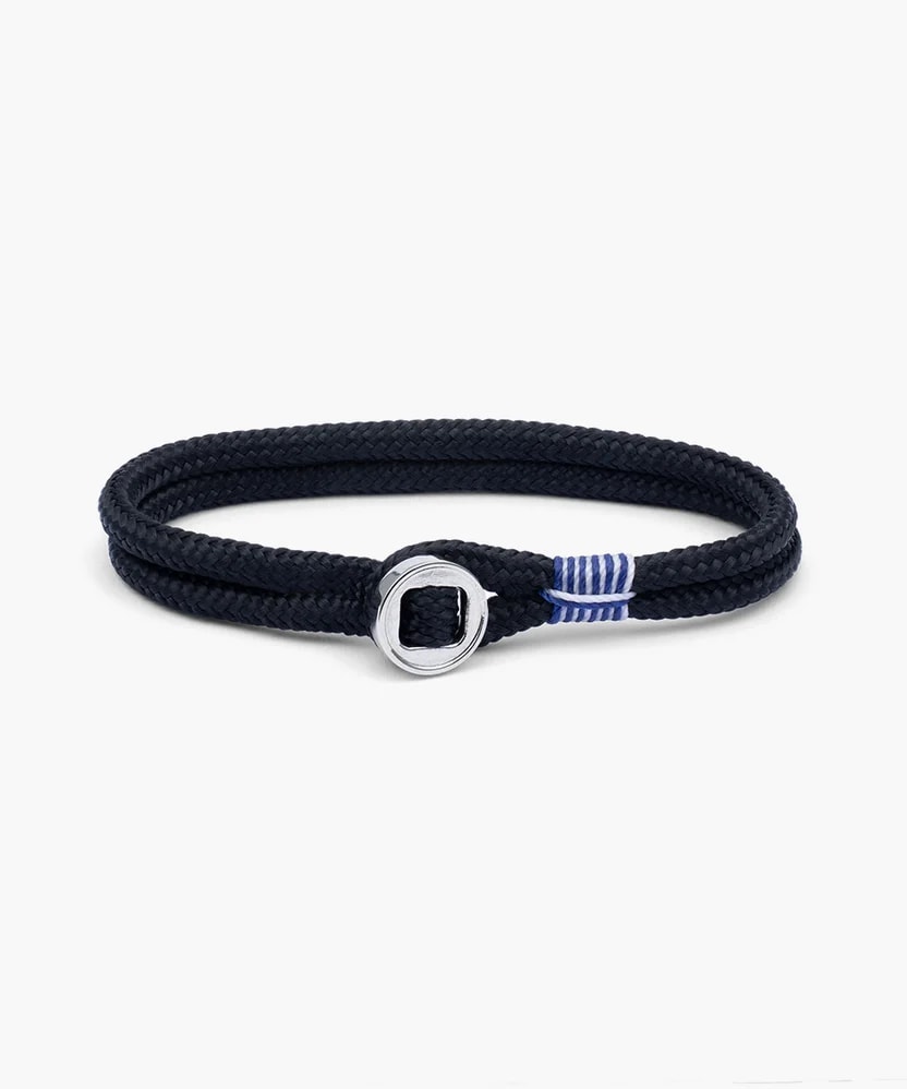 Don Dino armband – Navy Silver