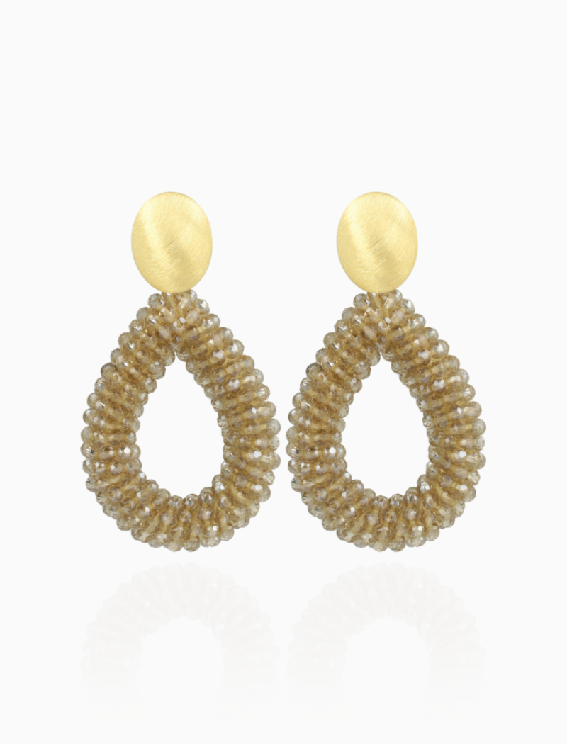 Berry Drop oorbellen – Warm honey