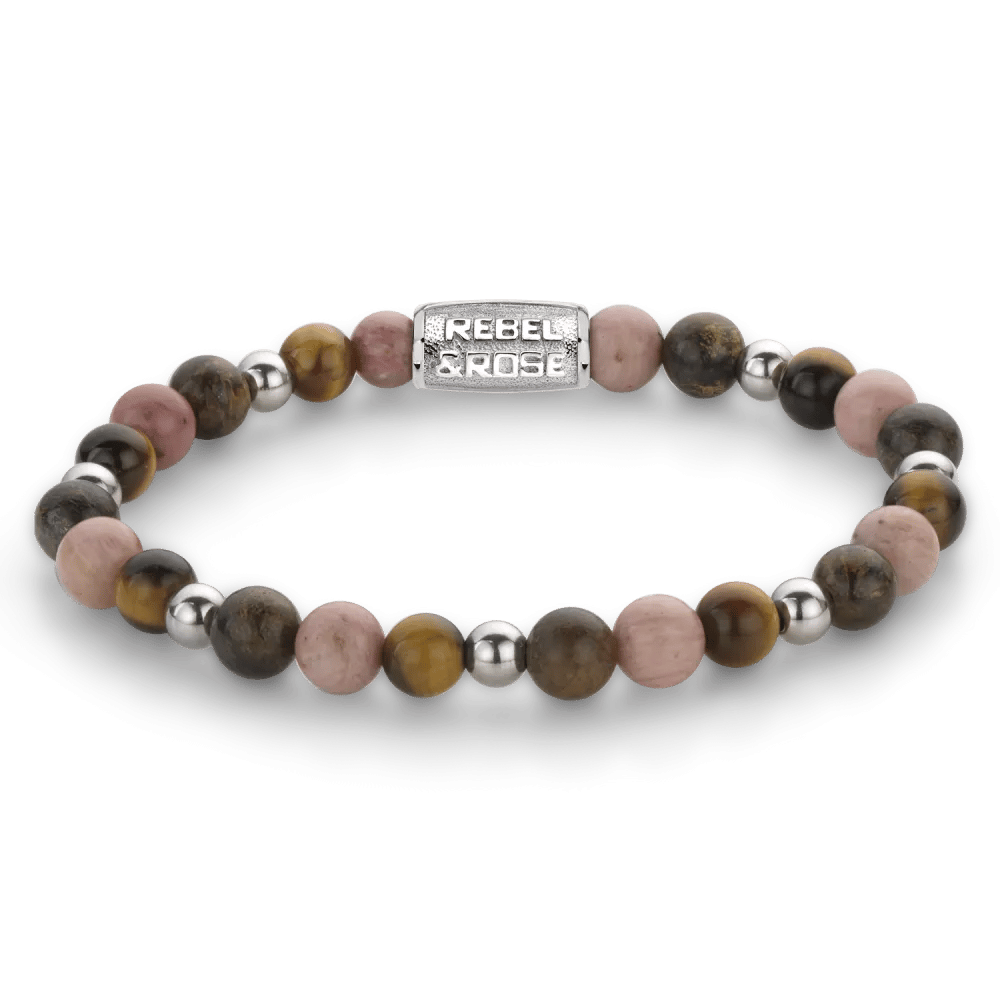 Beads - Winter Glow armband (60124) – Bruin, Mix, Paars