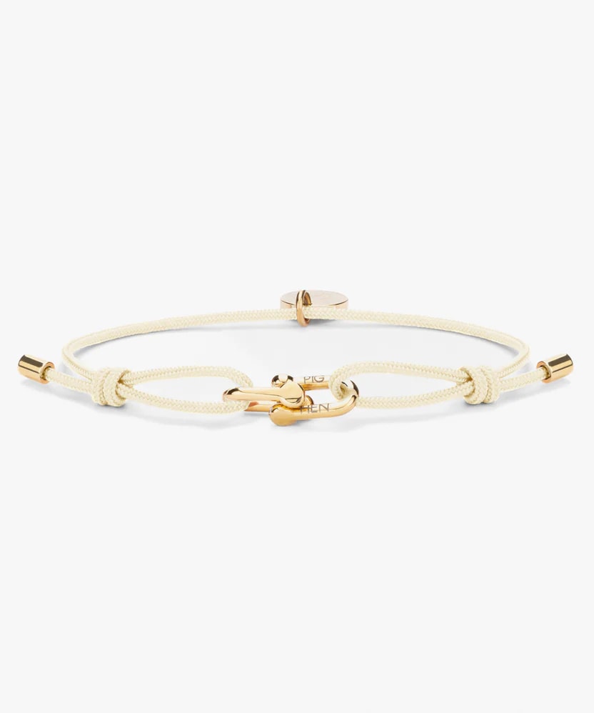 Mia armband – Ivory Gold