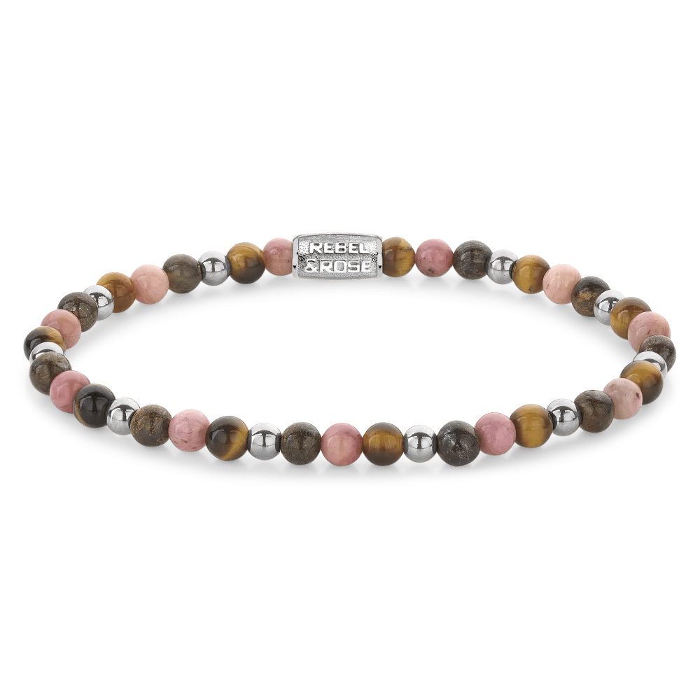 Beads - Winter Glow armband – Bruin, Mix, Paars