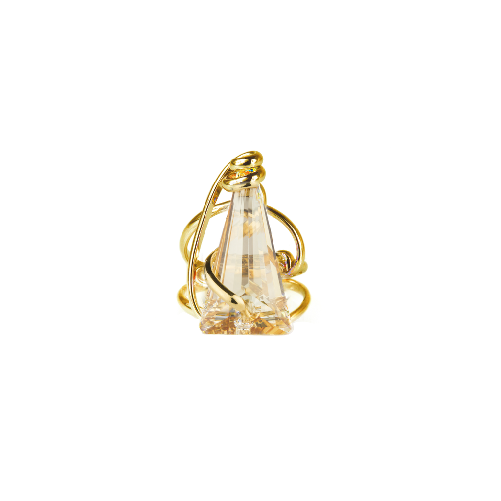 Mini Spike Golden Shadow ring – Goudkleurig, Golden Shadow
