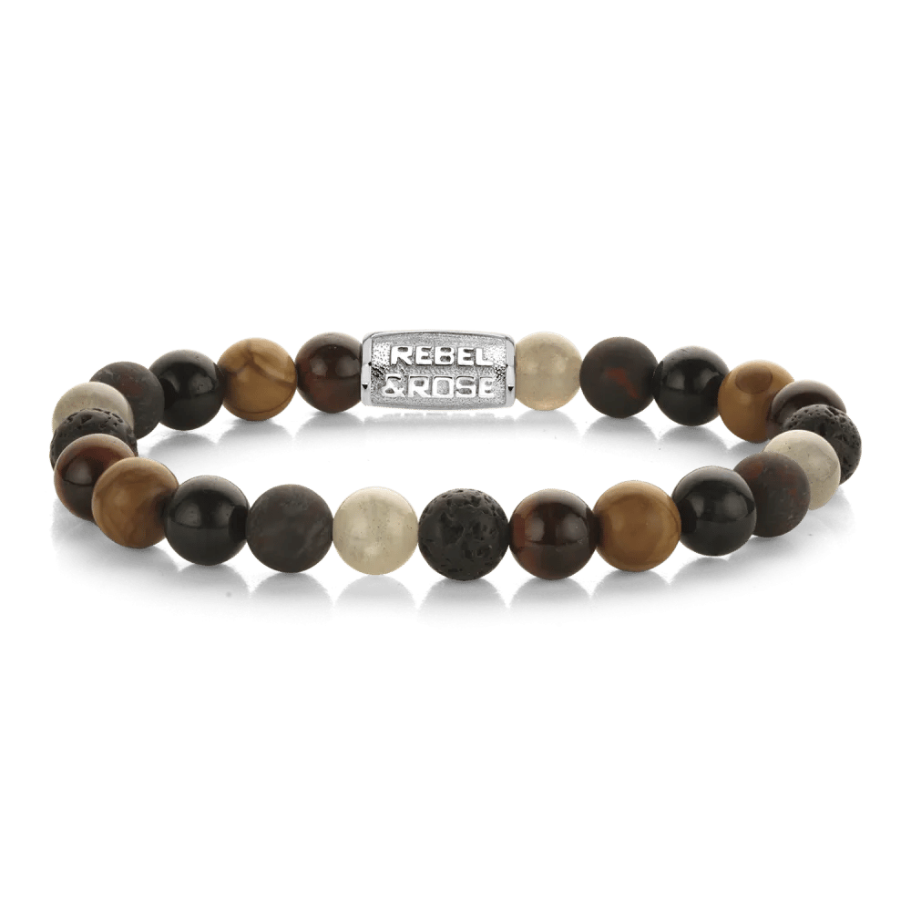 Beads - Autumn Force armband – Bruin, Mix