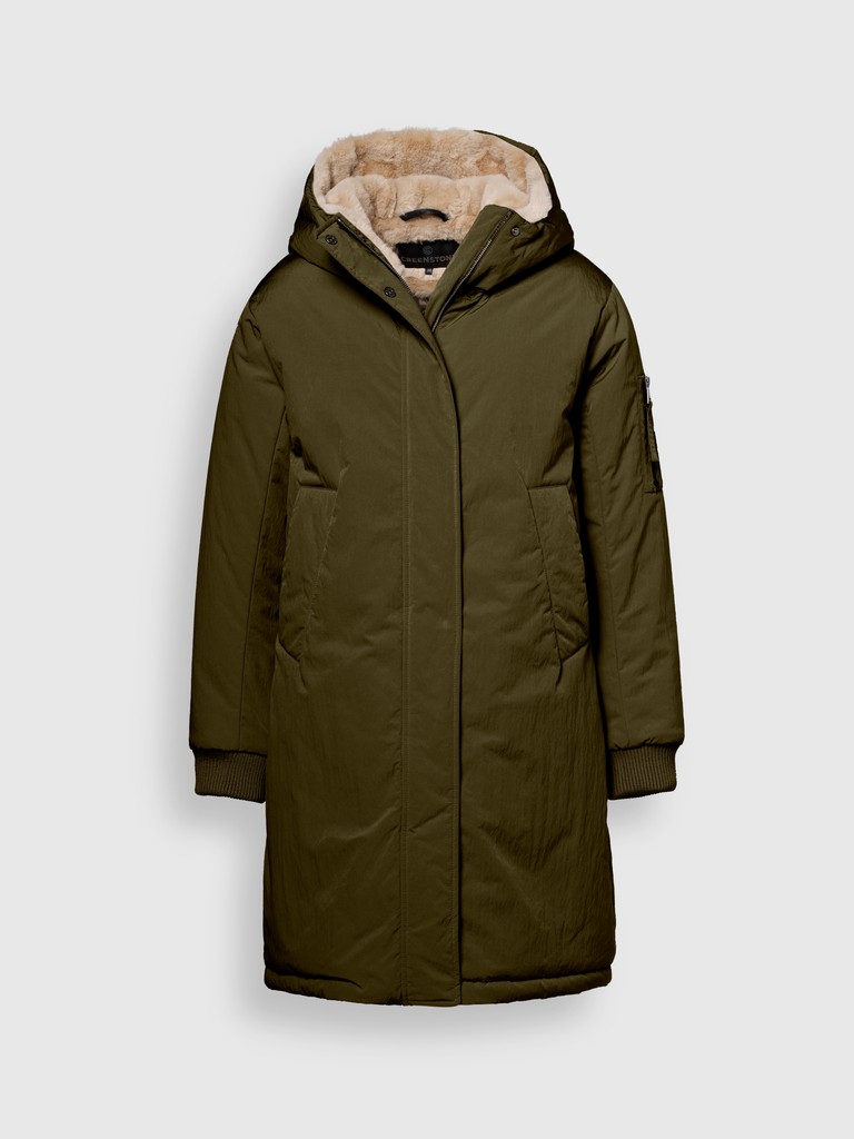 Vaka coat – Dark leaf