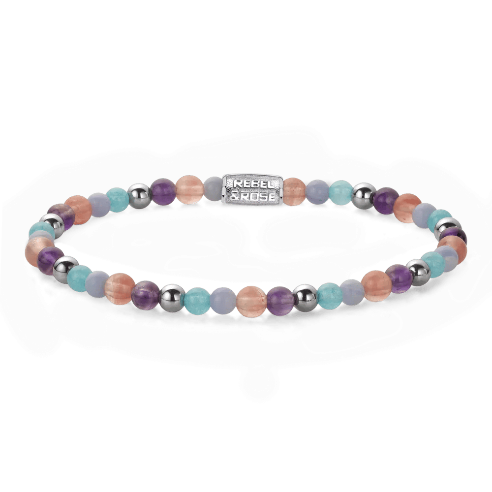 Beads - Beach Party silver-coloured armband – Mix