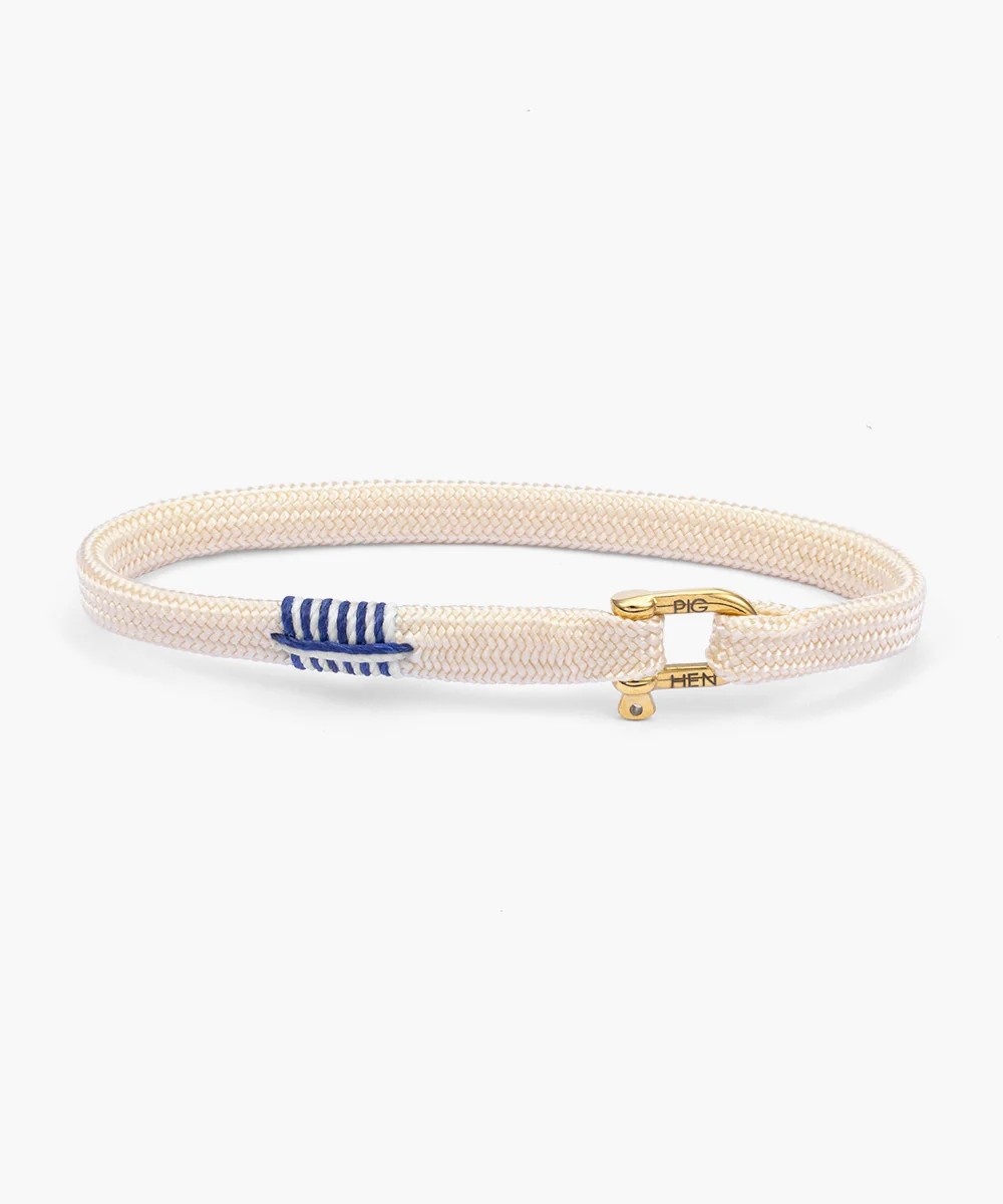 Franky armband – Ivory Gold