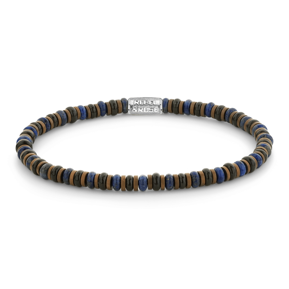 Slices - Mixed Blue armband – Blauw