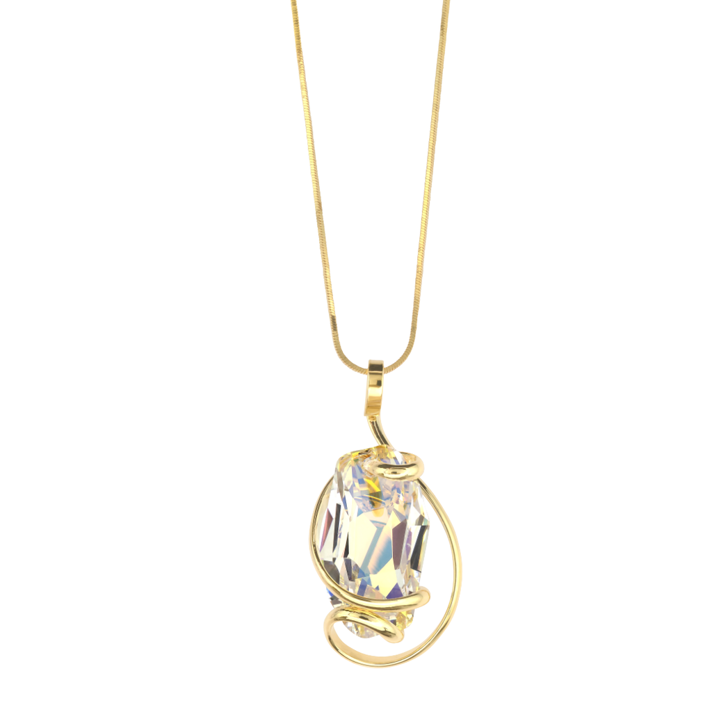 Meteor Aurora Boreale ketting – Goudkleurig, Aurora Boreale