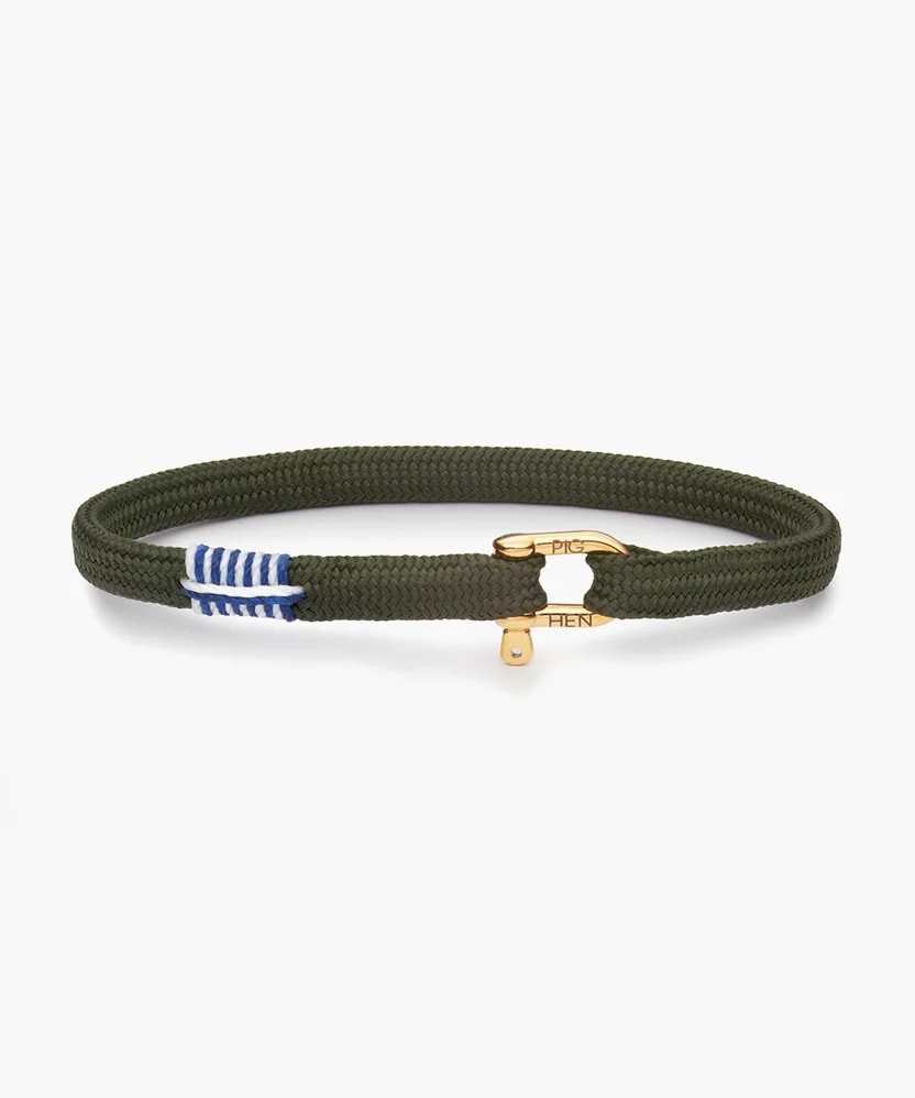 Franky armband – Army Gold