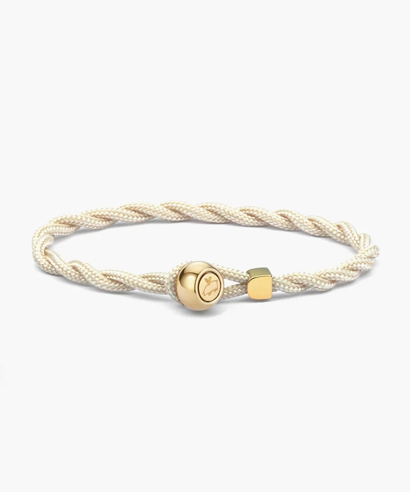 Easy Ed armband – Ivory Gold