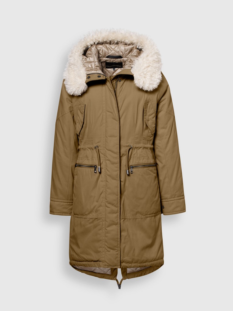 Hilda coat – Smokey taupe