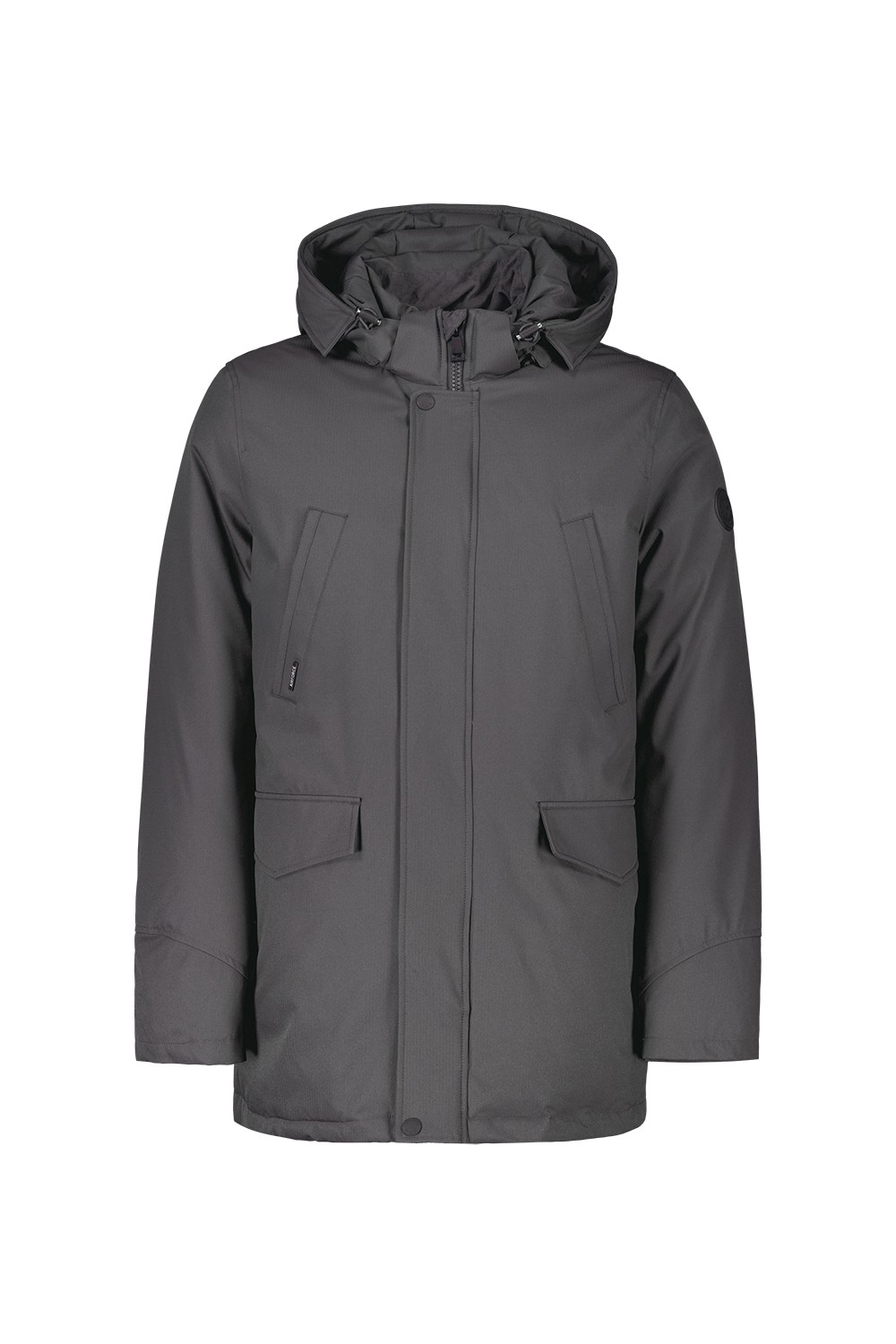 Slimfit parka – Gun metal