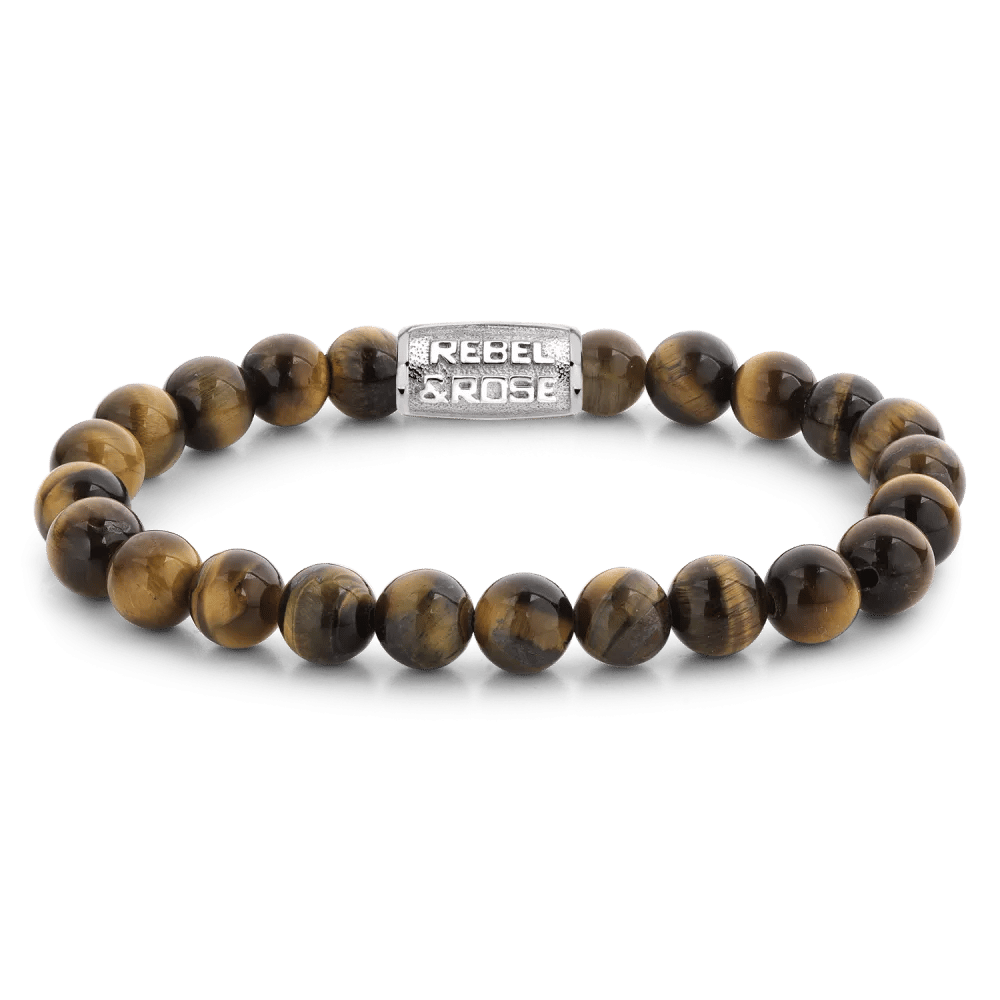Beads - Tiger Lily armband – Bruin