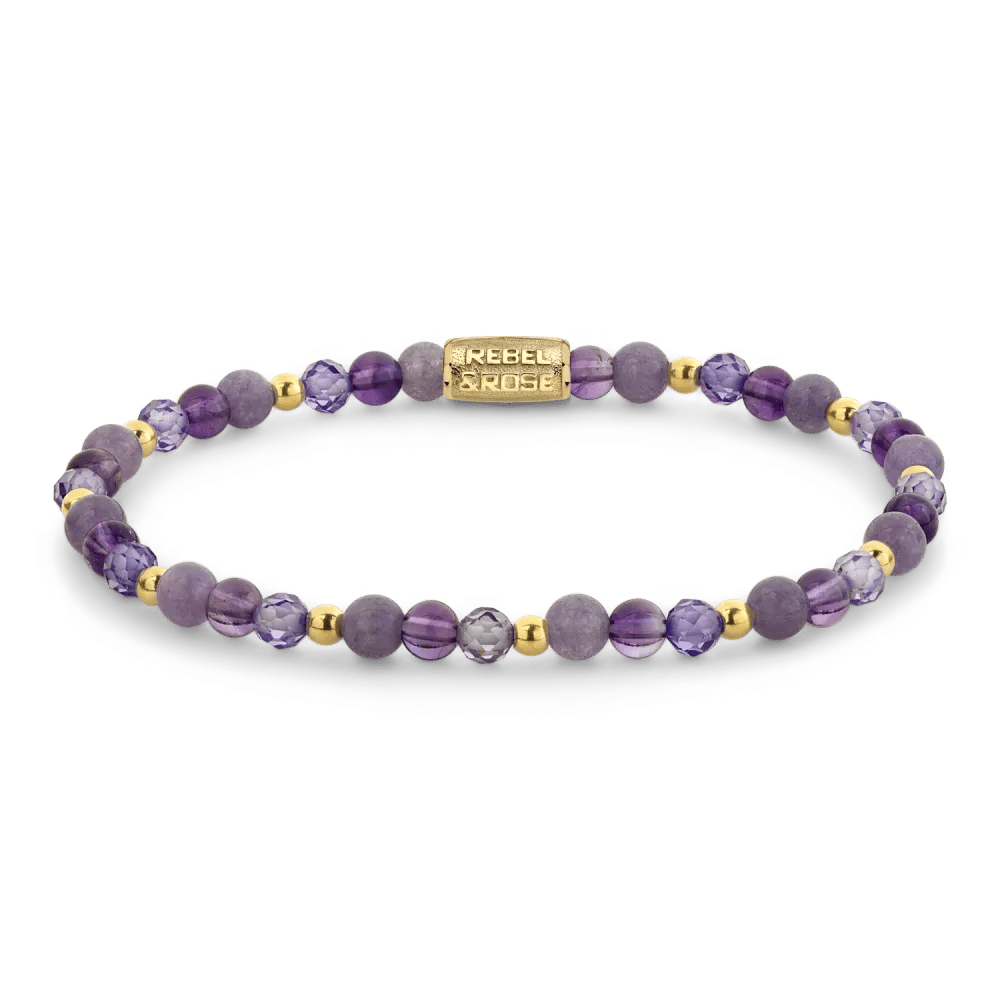Beads - Purple Glam Rocks Party armband – Paars, Mix