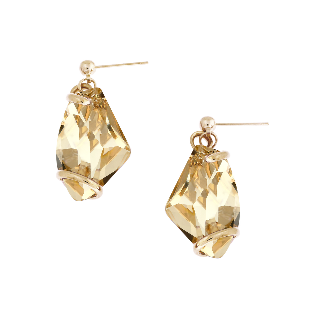Galactic Golden Shadow oorbellen – Goudkleurig, Golden Shadow