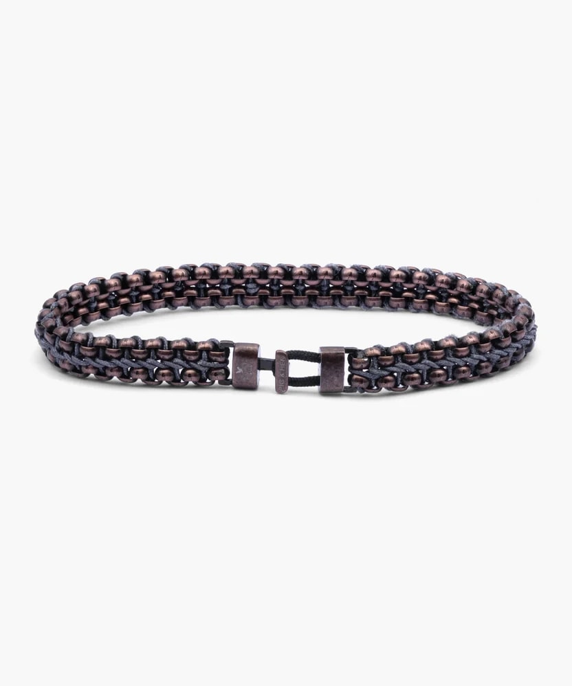 Catena Venetian 7mm armband – Slate Gray Bronze