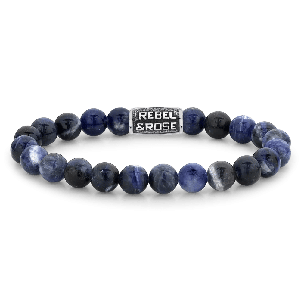 Beads - Midnight Blue Vintage armband – Blauw