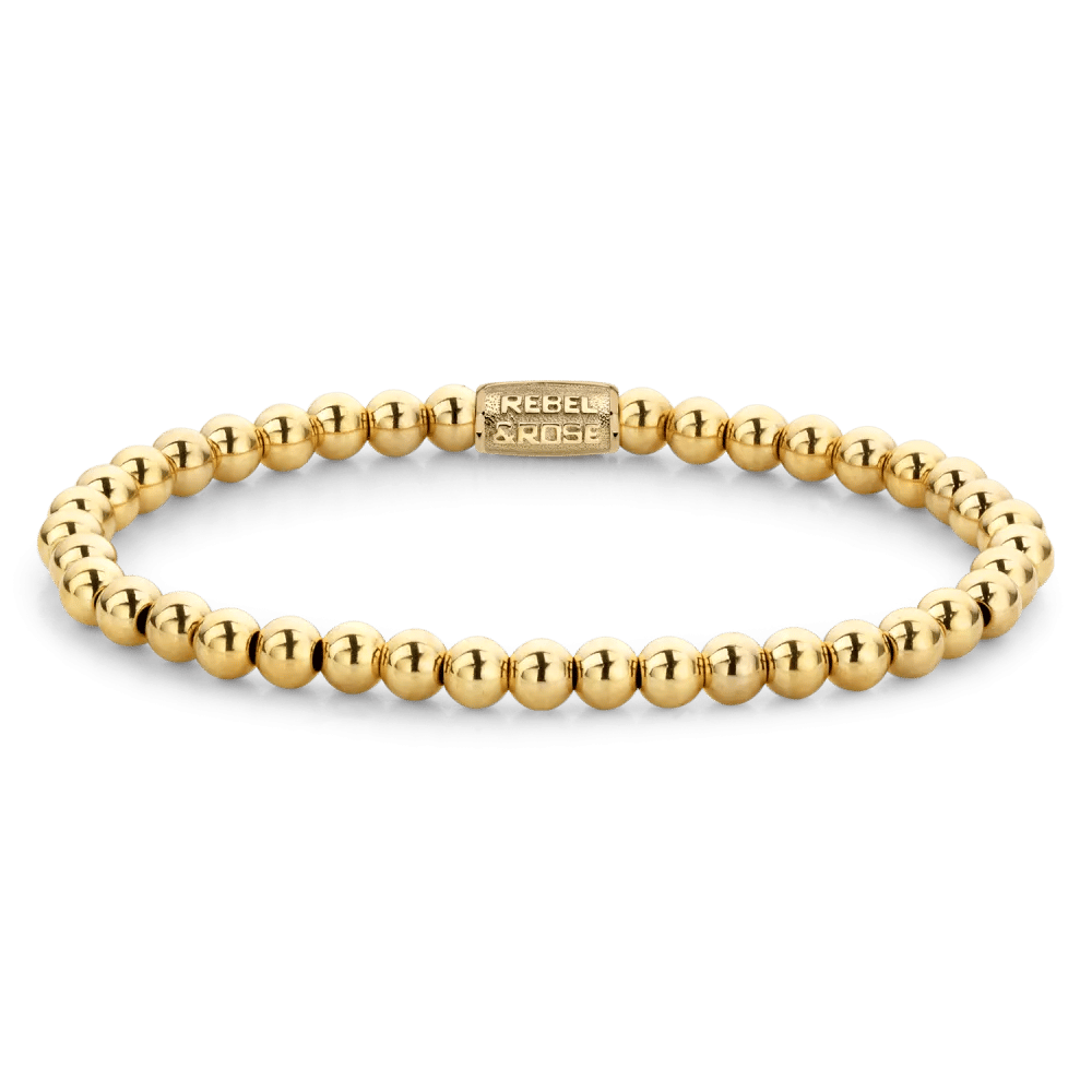 Beads - Gold-coloured Rocks armband – Goud