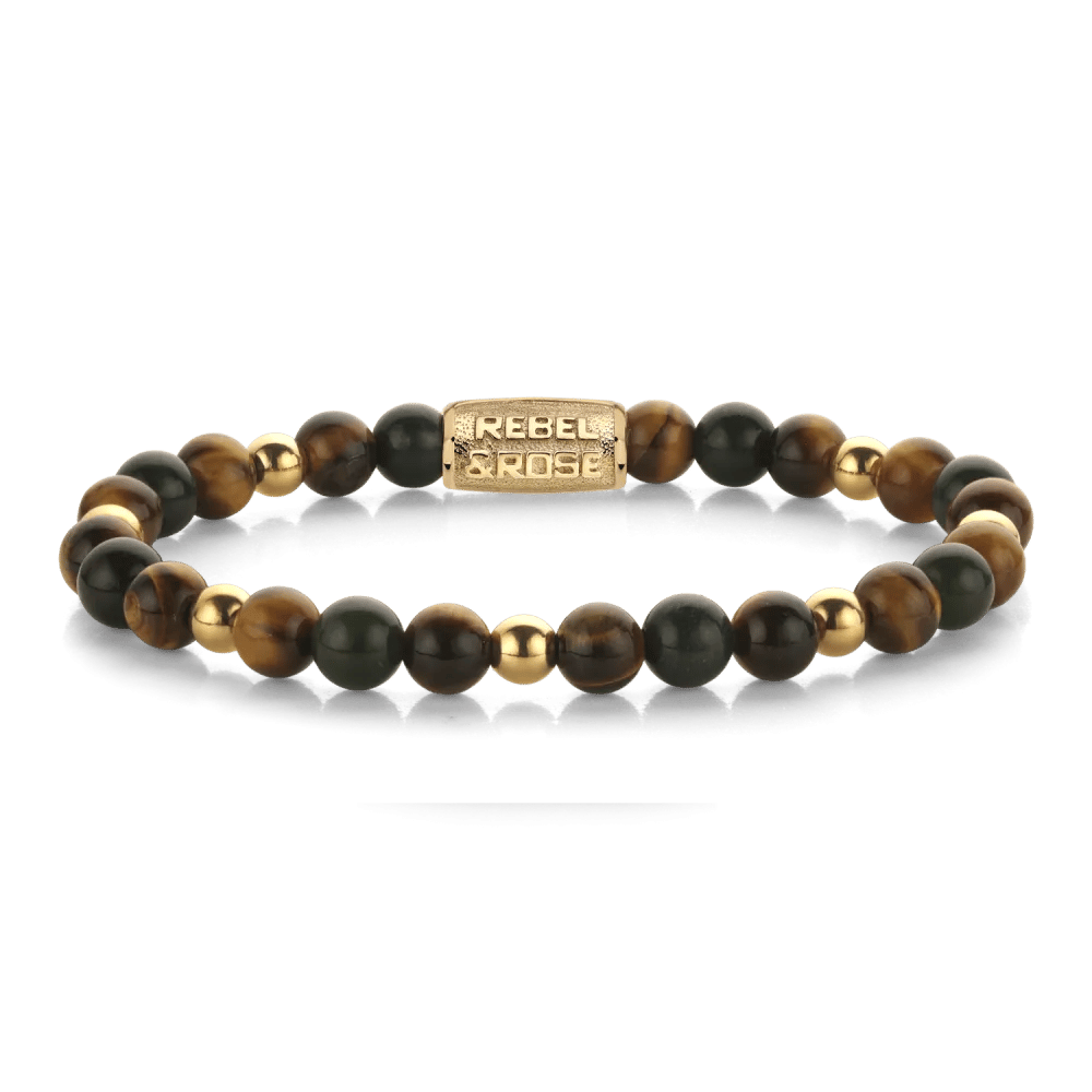 Beads - Rainforest gold-coloured armband (60163) – Mix
