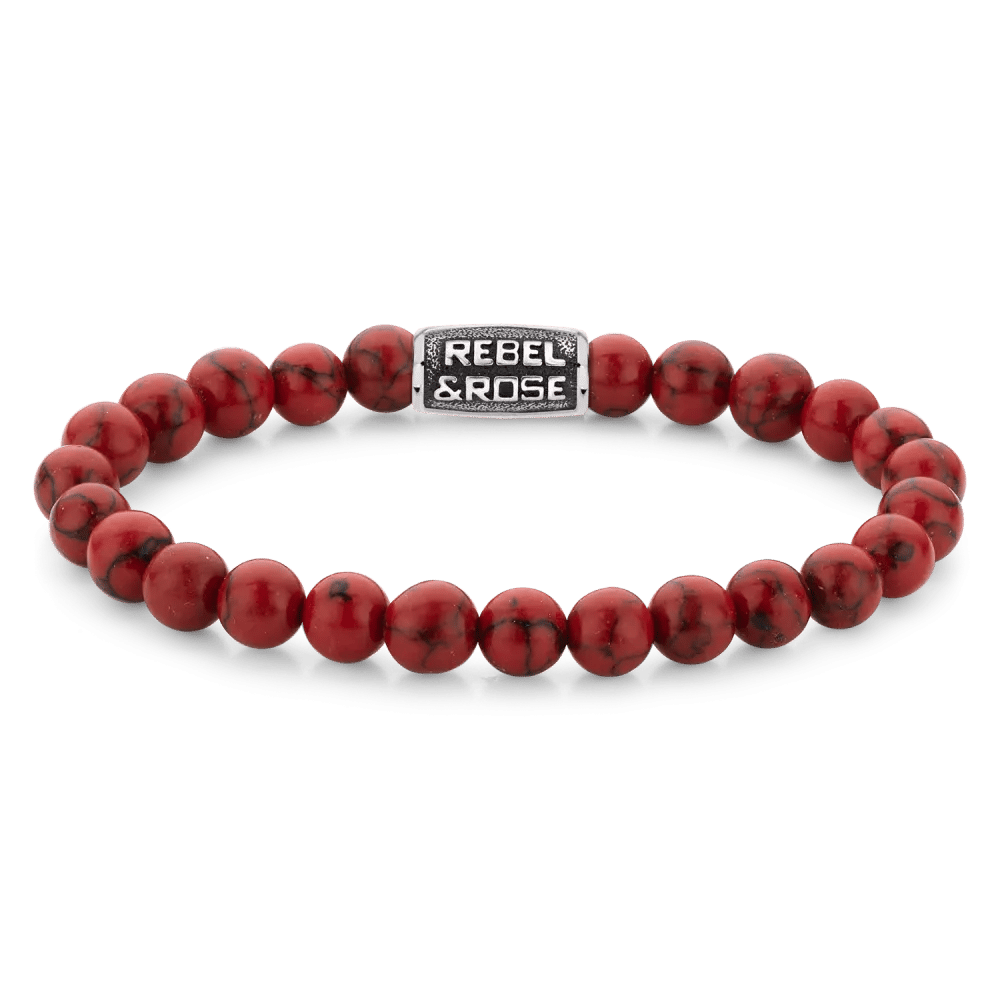 Beads - Red Delight Vintage armband – Rood