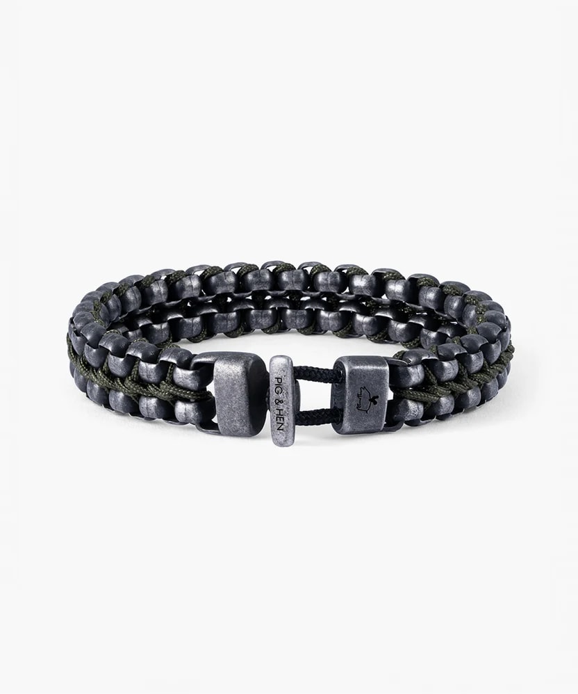 Catena Venetian DBL armband – Army Vintage