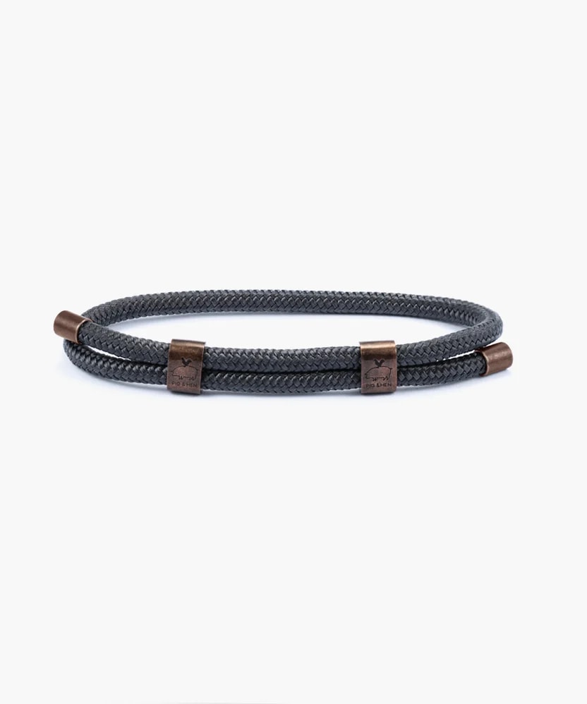 Little Lewis DBL armband – Slate Gray Bronze