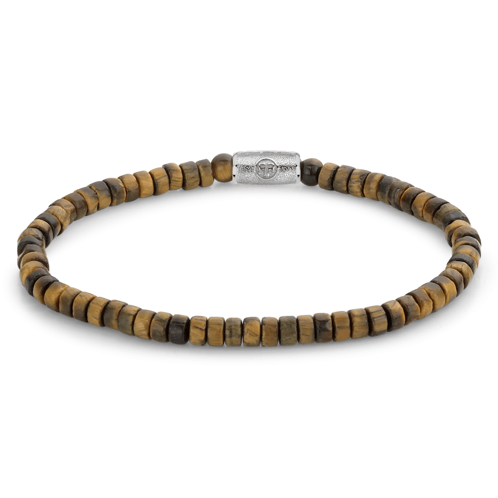 Slices - Tiger Lily armband – Bruin