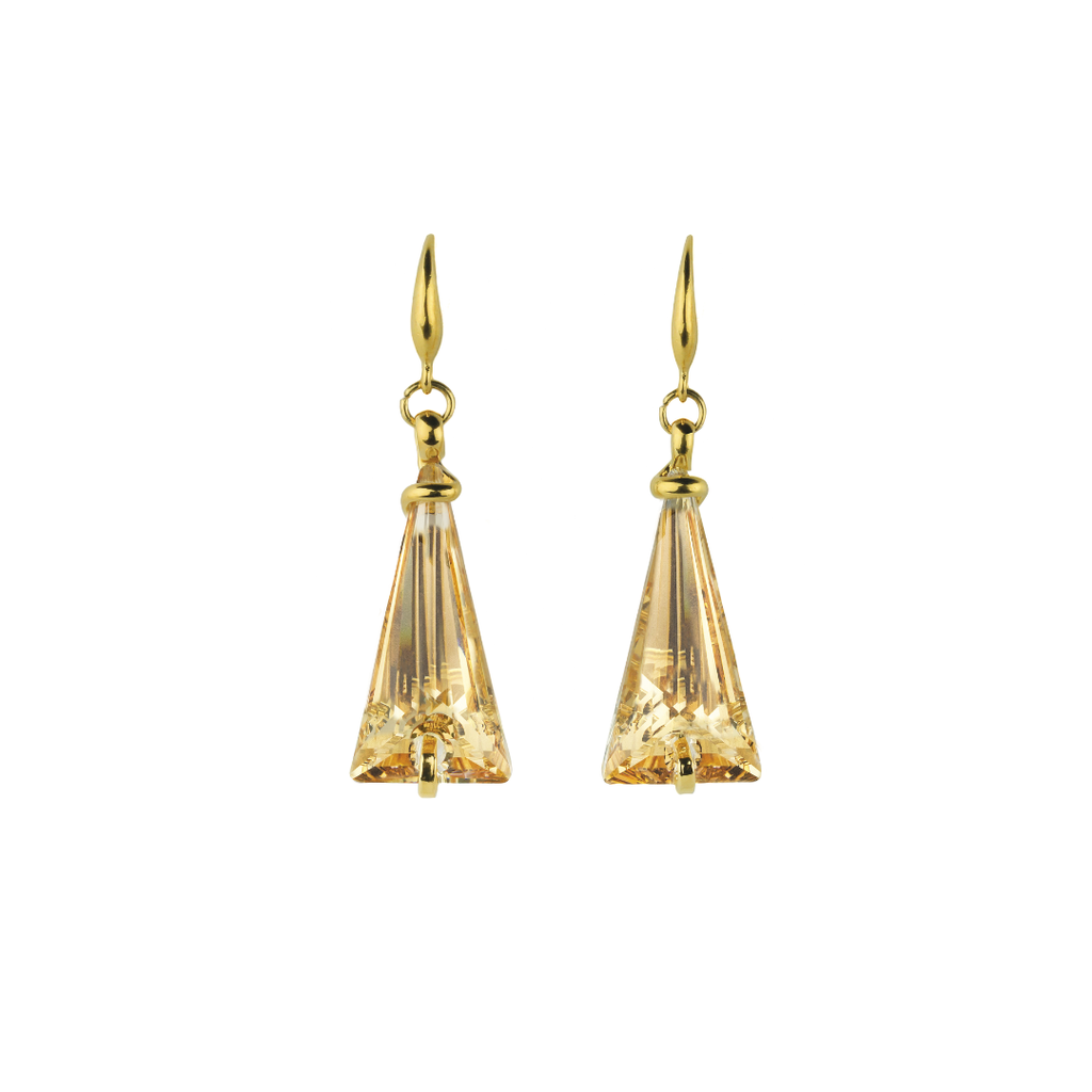 Mini Spike Golden Shadow oorbellen – Goudkleurig, Golden Shadow