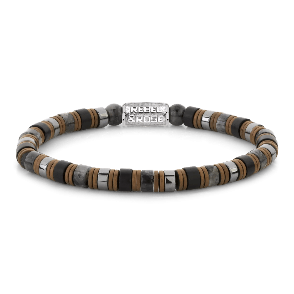 Slices - Mixed Grey armband – Mix