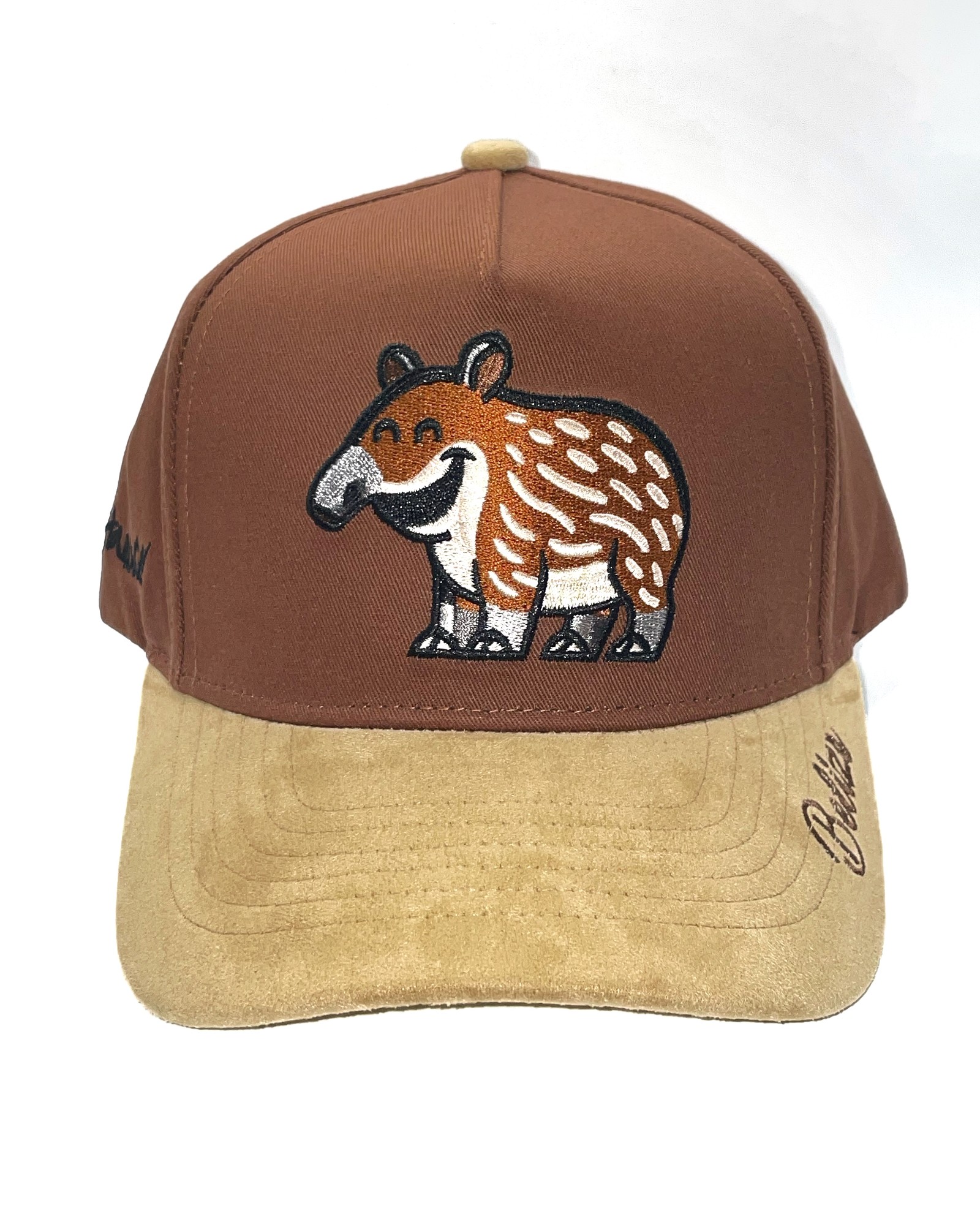 Astanstill Cap - Brown and Tan with Animal Patch