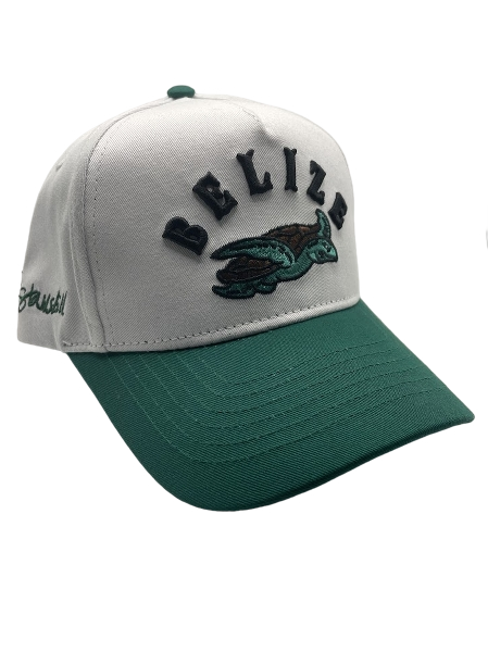 Astanstill Cap - Cream and Green Belize