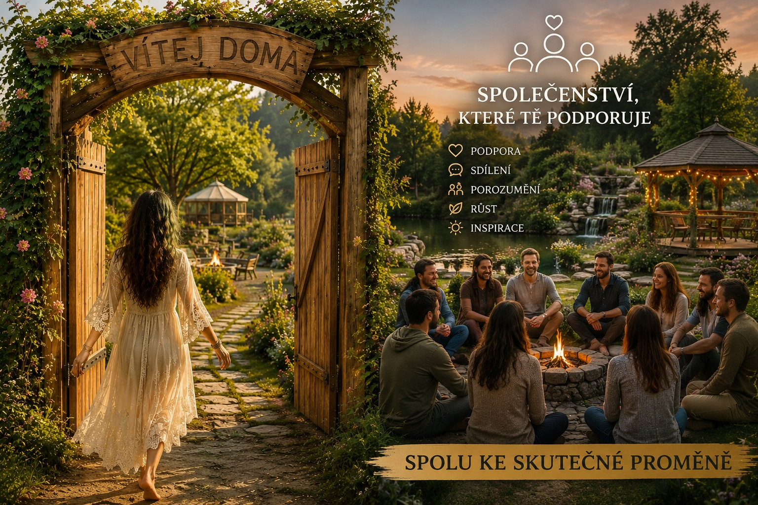 Proměna a podpora – komunita Transformace Lidstva
