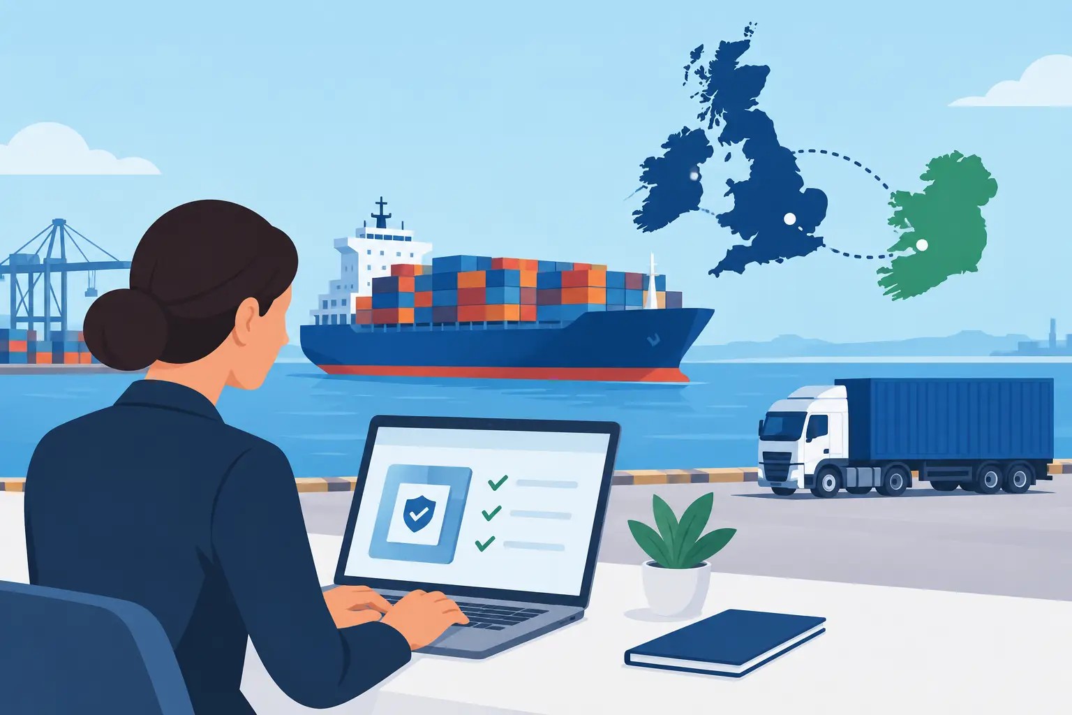 How to File ENS for UK and Ireland Freight