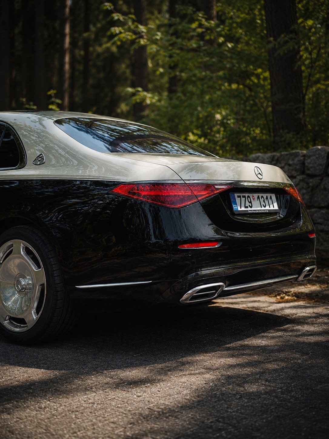 Mercedes-Maybach Z223 — exteriér zadní levý pohled