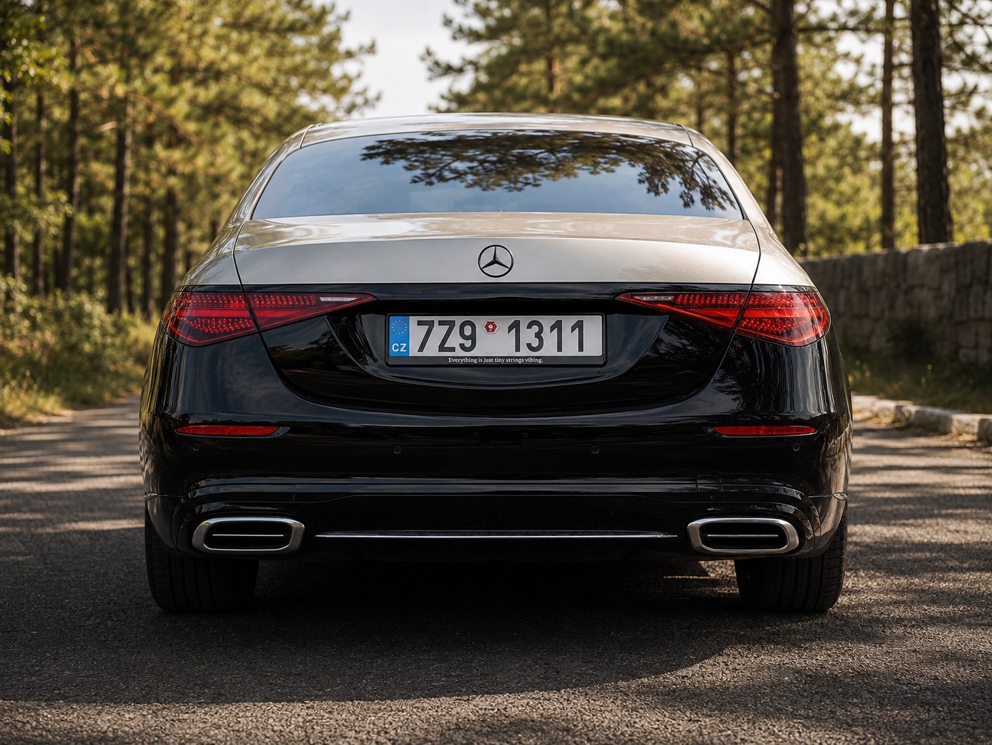 Mercedes-Maybach Z223 — exteriér zadní pohled