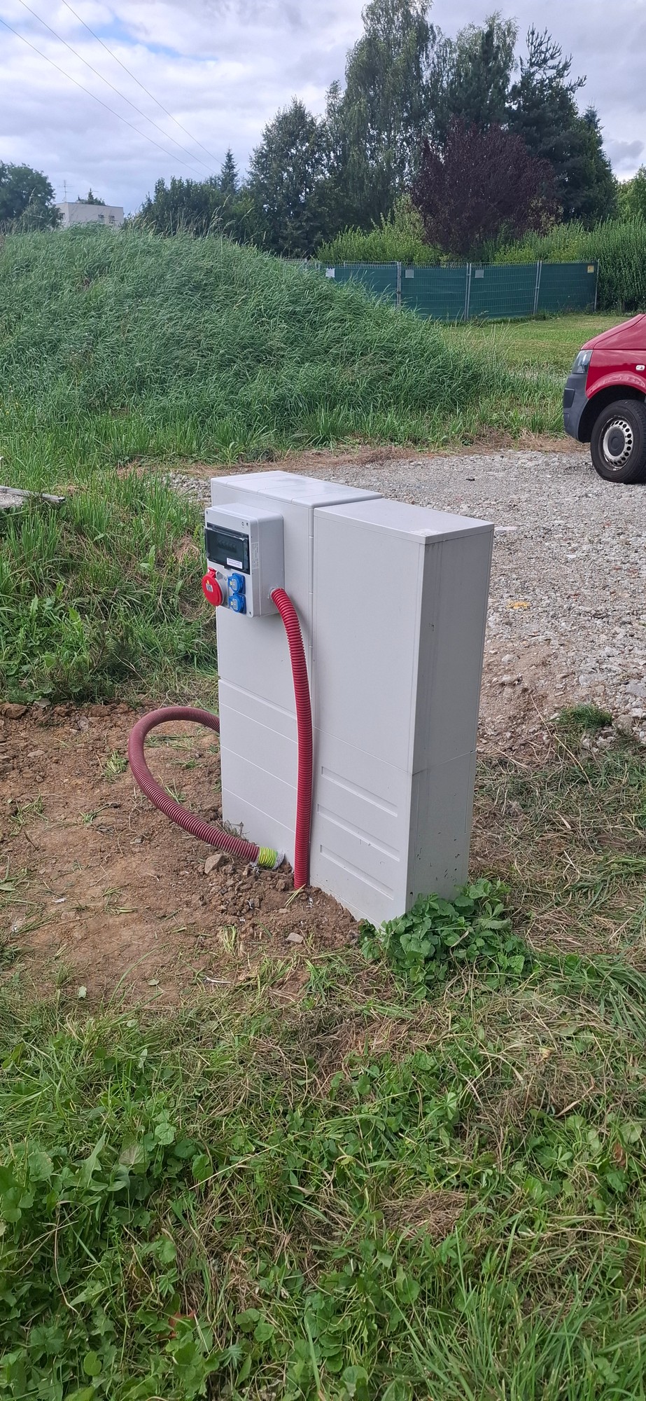 Elektroměrový rozvaděč po revizi