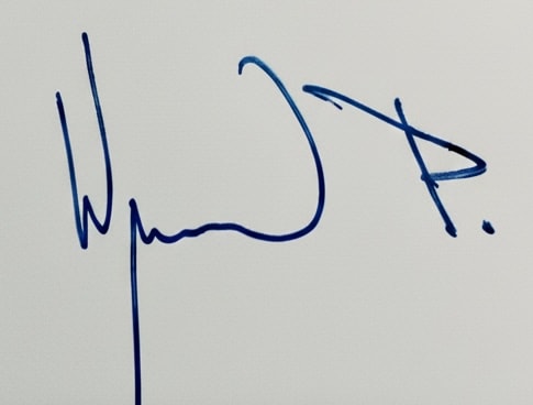 Podpis Pavla Wernera