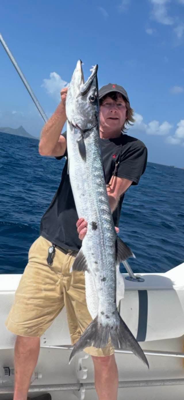 Angler with a trophy jack
