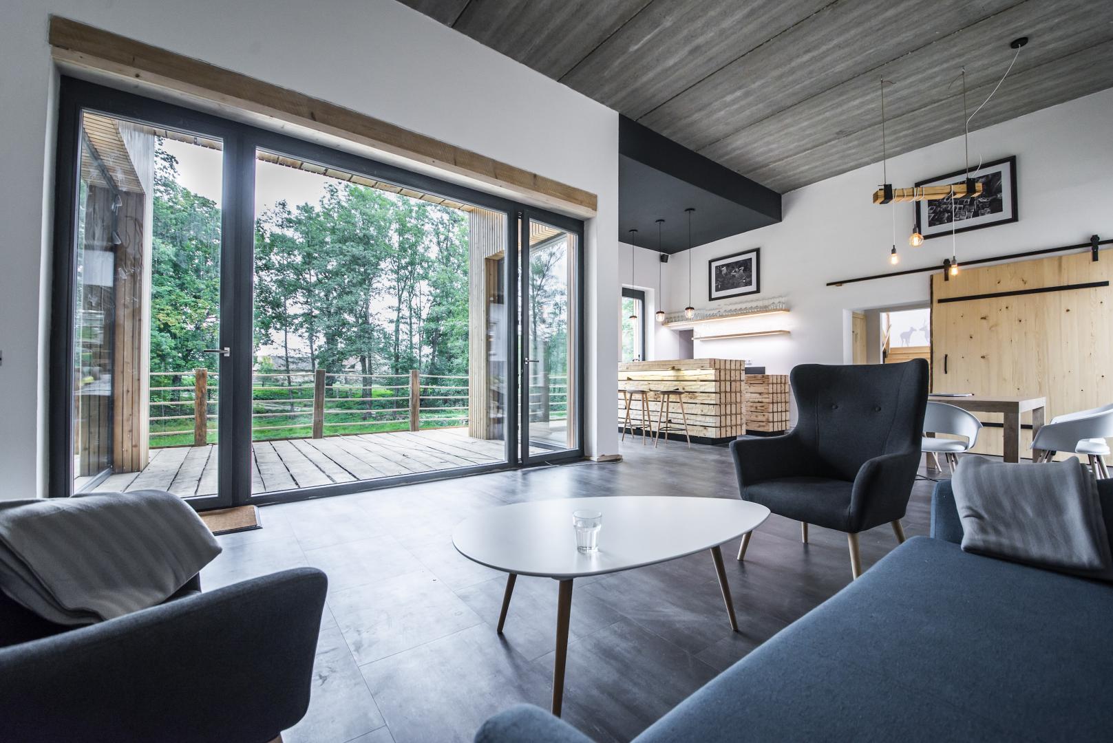 Relaxační prostory s moderním designem