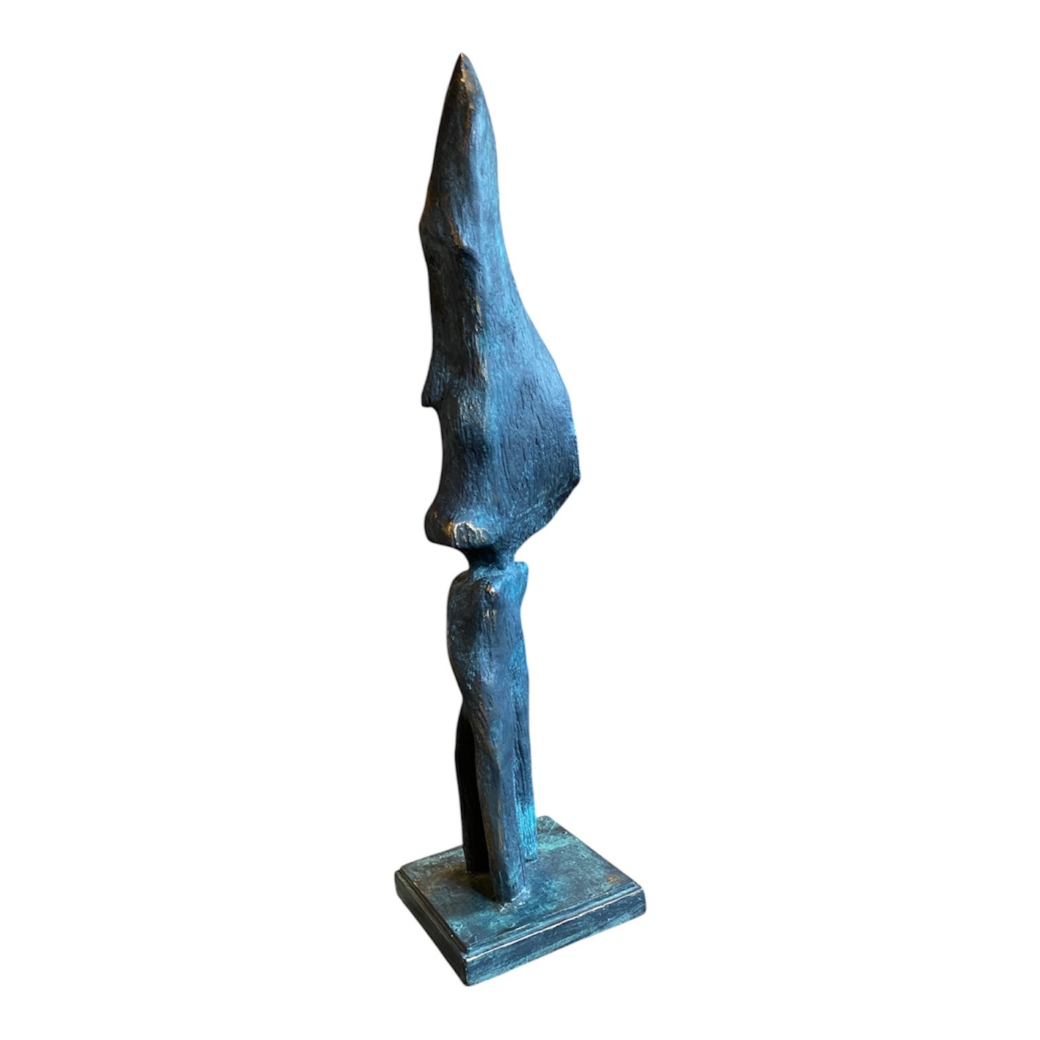 Henning Elving. Bronze skulptur 'Gog og Magog' H:57 B:12