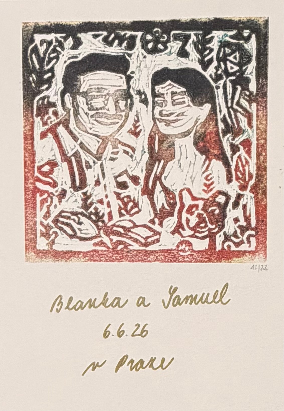 Linoryt Blanka & Samuel — tmavá 12/23